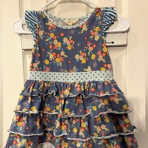 Girls Matilda Jane ruffled tiered shirt
